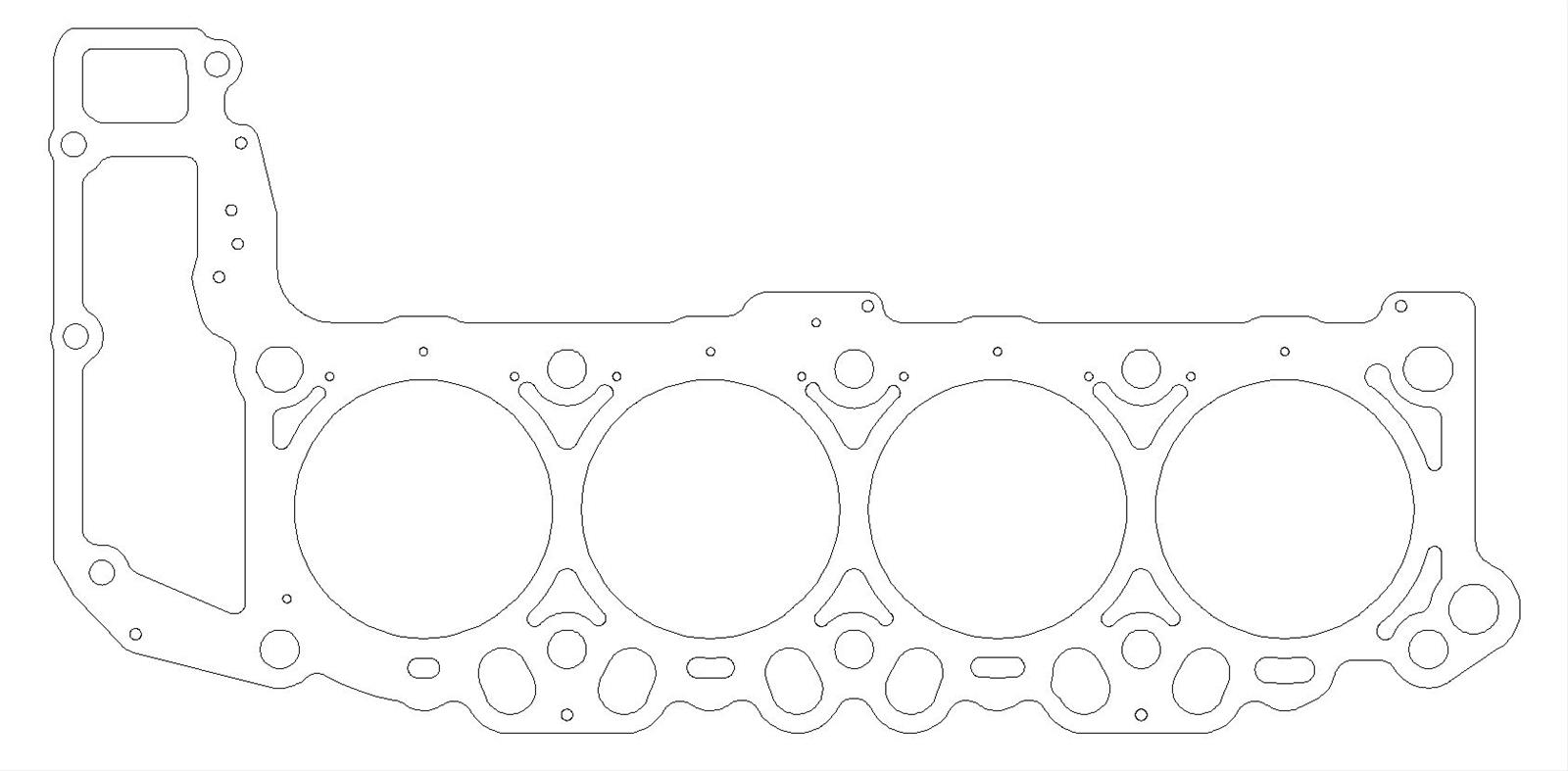 Cometic Chrysler 1999-2007 4.7L PowerTech .027in MLS Cylinder Head Gasket - 93mm Bore