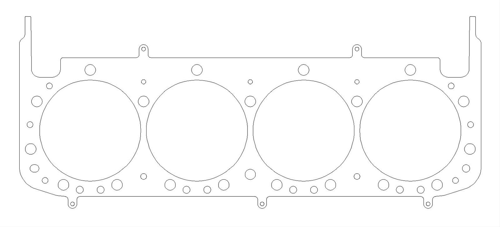 Cometic GM Dart/Brodix Small Block V8 .051in / 4.270in Bore / 4.500in Bore Center MLS Head Gasket