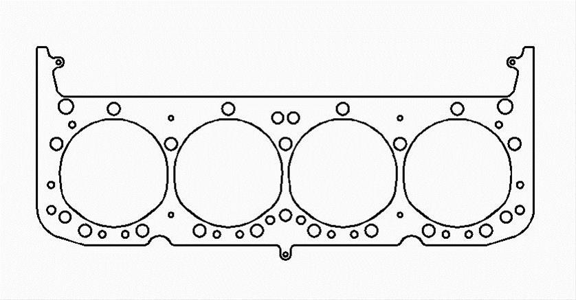 Cometic Chevy Gen1 Small Block V8 .027in MLS Cyl Head Gasket-4.135in Bore-With Edelbrock RPM Heads