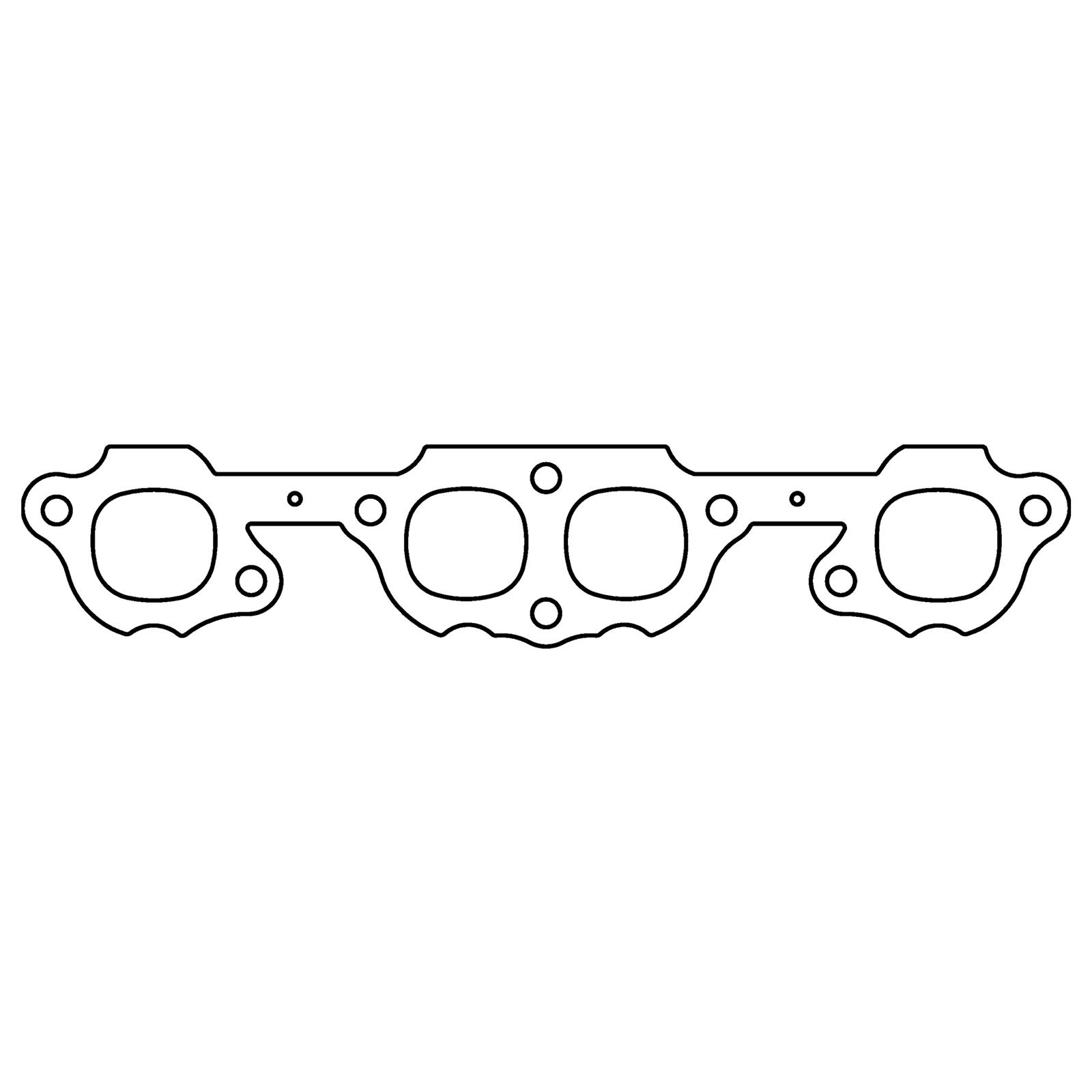 Cometic GM SB2.2 Small Block V8 .030in MLS Exhaust Manifold Gasket Set - 1.500in x 1.600in Ports