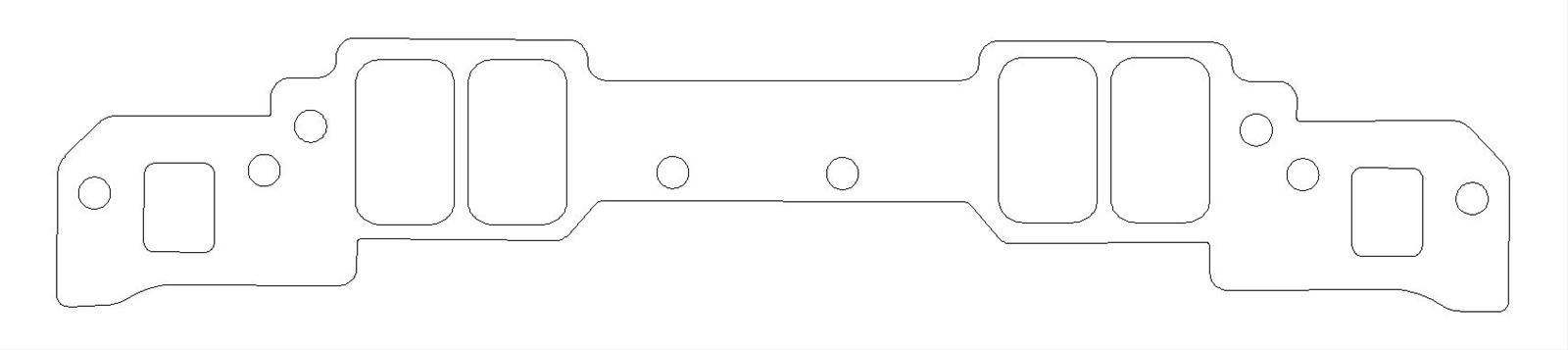 Cometic Chevy Gen1 Small Block V8 .060in Fiber Intake Mani Gasket Set-1.350in x 2.250in Port