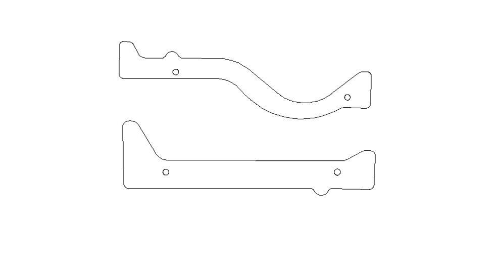 Cometic Chrysler Magnum V8 .047in Fiber Intake End Seals Kit - Front & Rear Crossovers thumbnail 2