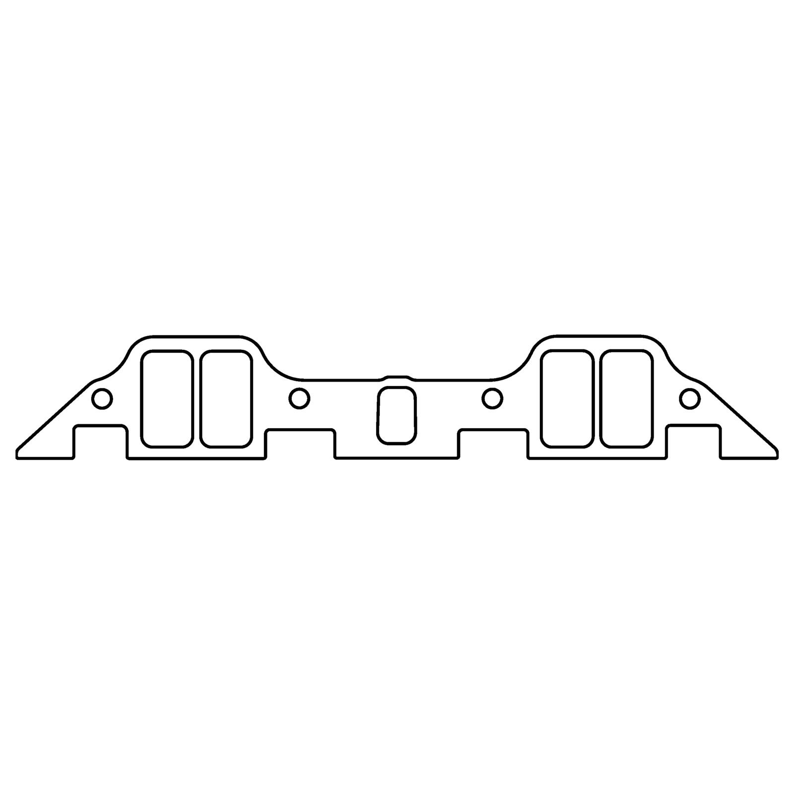 Cometic Chrysler B/RB .094in Fiber Intake Mani Gasket Set-1.229in x 2.310in Rectangle Port