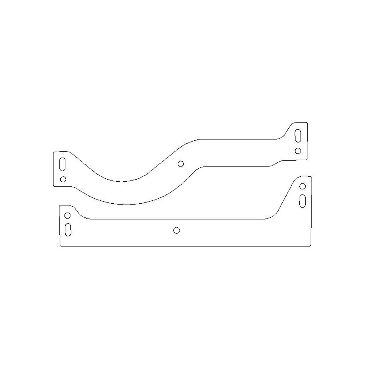 Cometic Chrysler LA V8 .125in Fiber Intake Rail Gasket Kit
