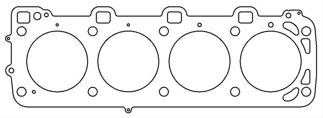 Cometic Porsche M28.41/M28.42/M28.43/M28.44/M28.45 .098in MLS Cylinder Head Gasket-100mm Bore-LHS