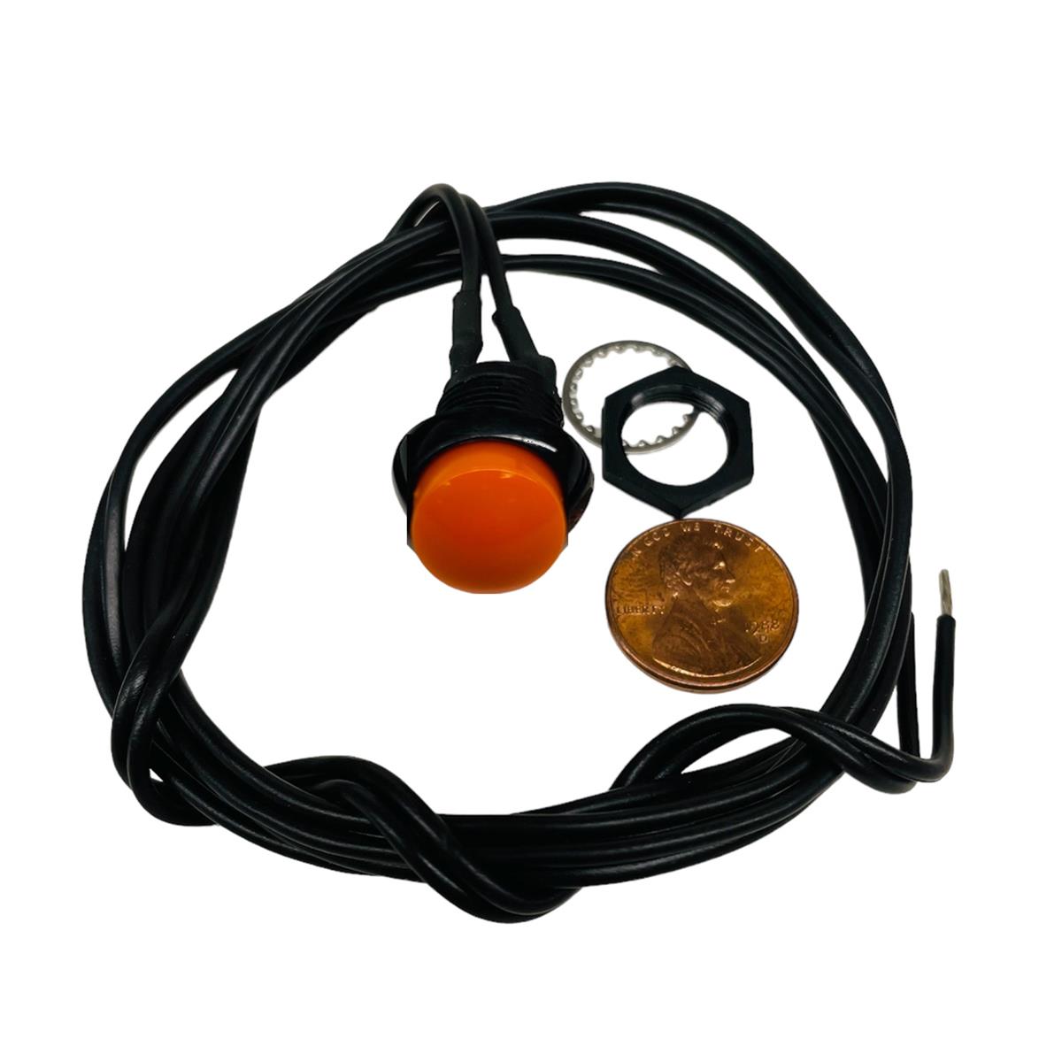 Drag Race Solutions 3109-3ORG Drag Race Solutions Mini Momentary Push ...