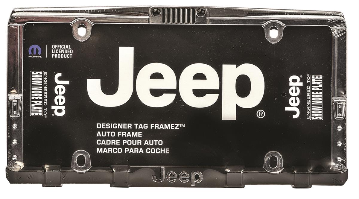 Summit Gifts 42517 Chroma Graphics Jeep® License Plate Frames | Summit  Racing, image size:1200x665