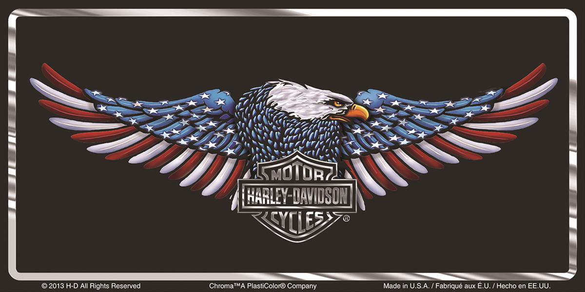 Harley-Davidson Decal Chroma American Classic Patriotic at