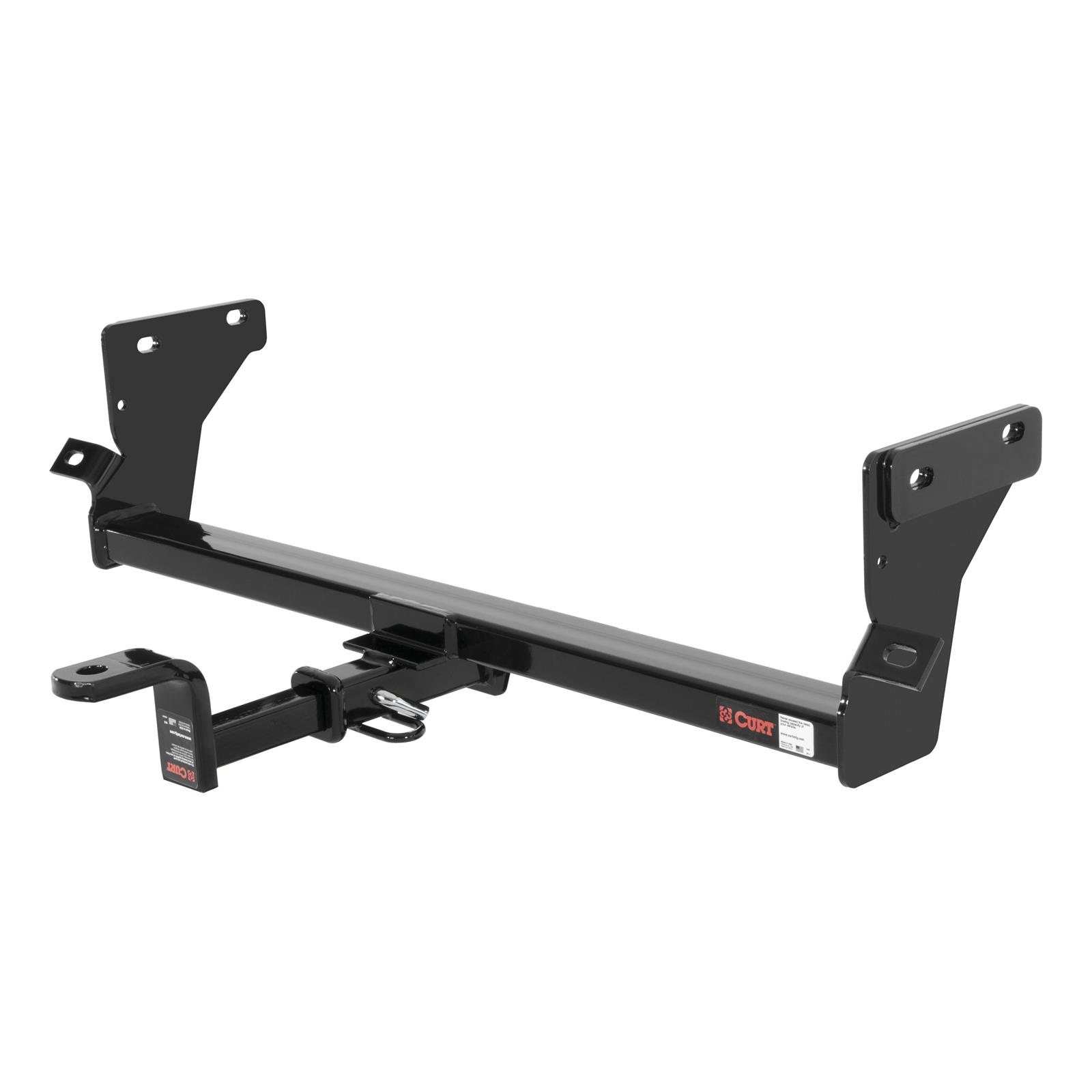 CURT Class 1 Receiver Hitch 110063 Trailer Hitch, I, 1/4 in. Receiver, Black Powdercoated, Dodge, Each thumbnail 2