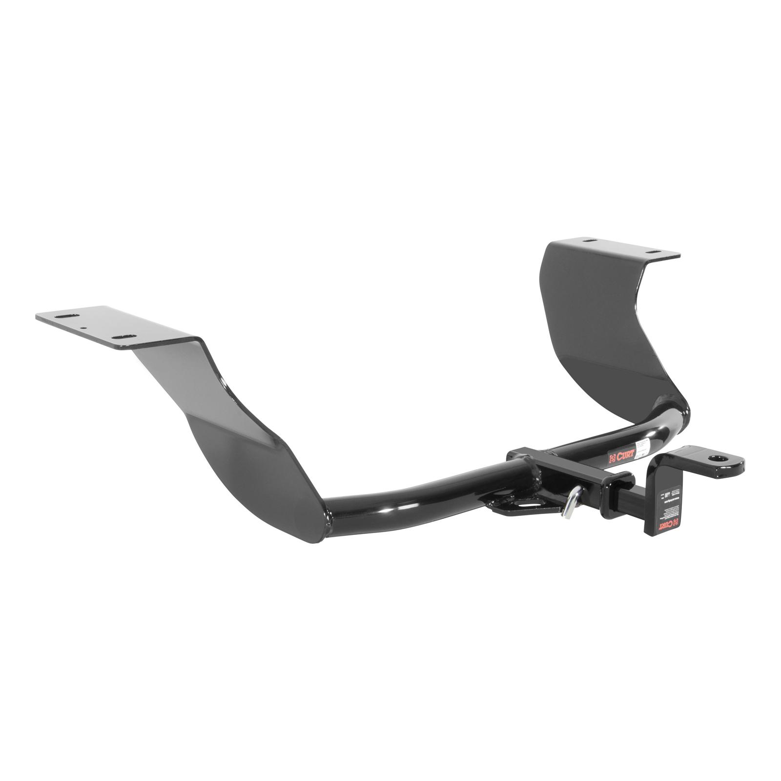 CURT Class 1 Receiver Hitch 110373 Trailer Hitch, I, 1/4 in. Receiver, Black Powdercoated, Audi, Each