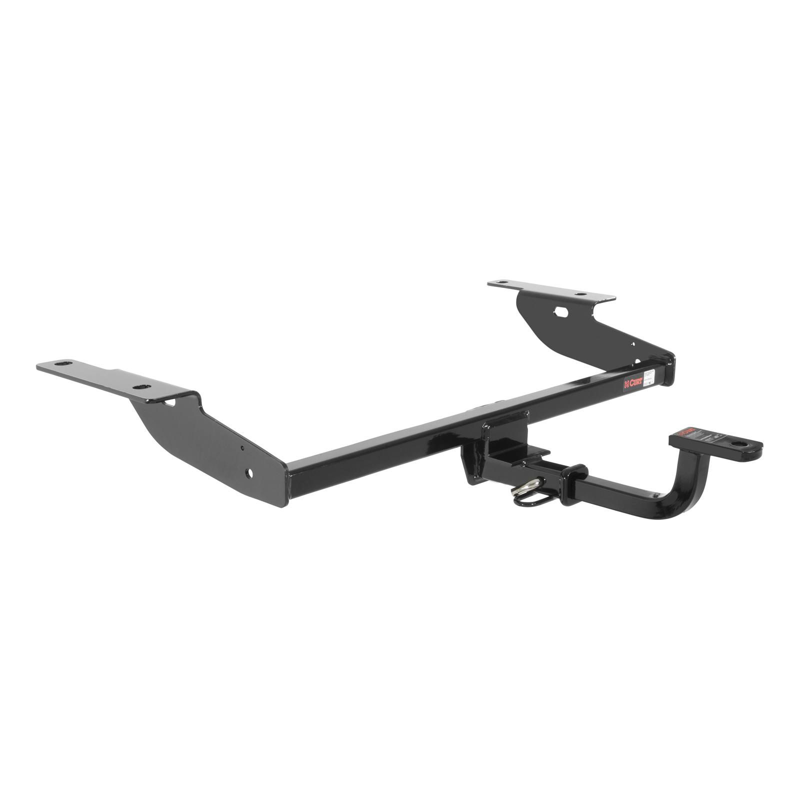 CURT Class 1 Receiver Hitch 110653 Trailer Hitch, I, 1/4 in. Receiver, Black Powdercoated, Volvo, Each thumbnail 2