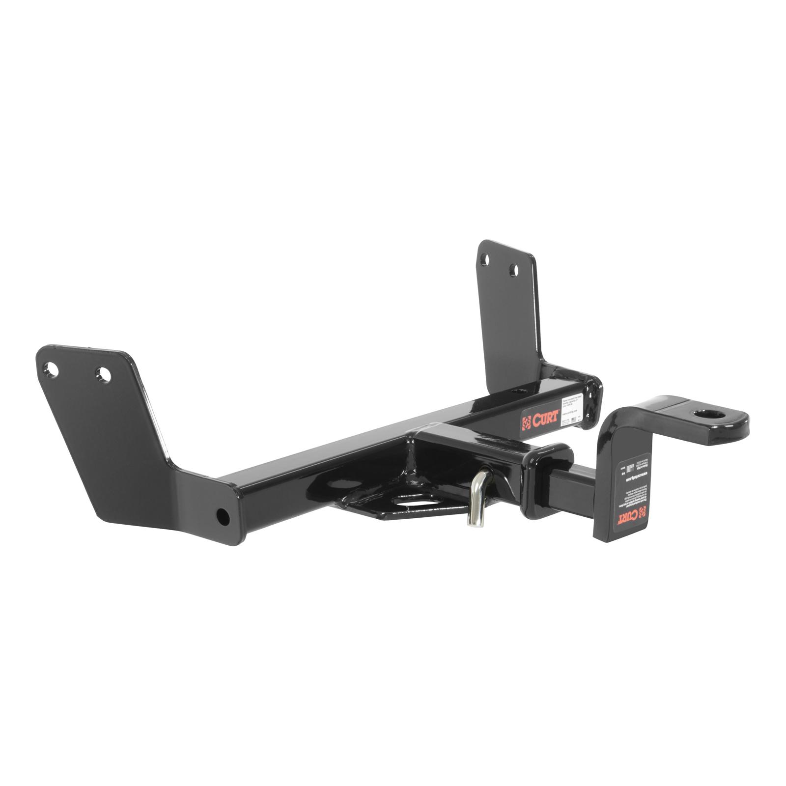CURT Class 1 Receiver Hitch 110763 Trailer Hitch, I, 1/4 in. Receiver, Black Powdercoated, Volkswagen, Each thumbnail 2