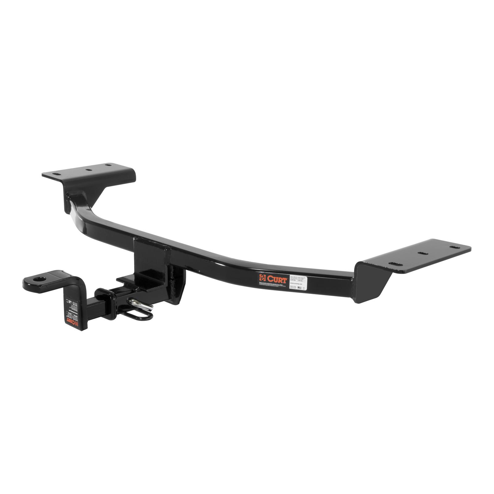CURT Class 1 Receiver Hitch 111583 Trailer Hitch, I, 1-1/4 in. Receiver, Black, Ford, Each