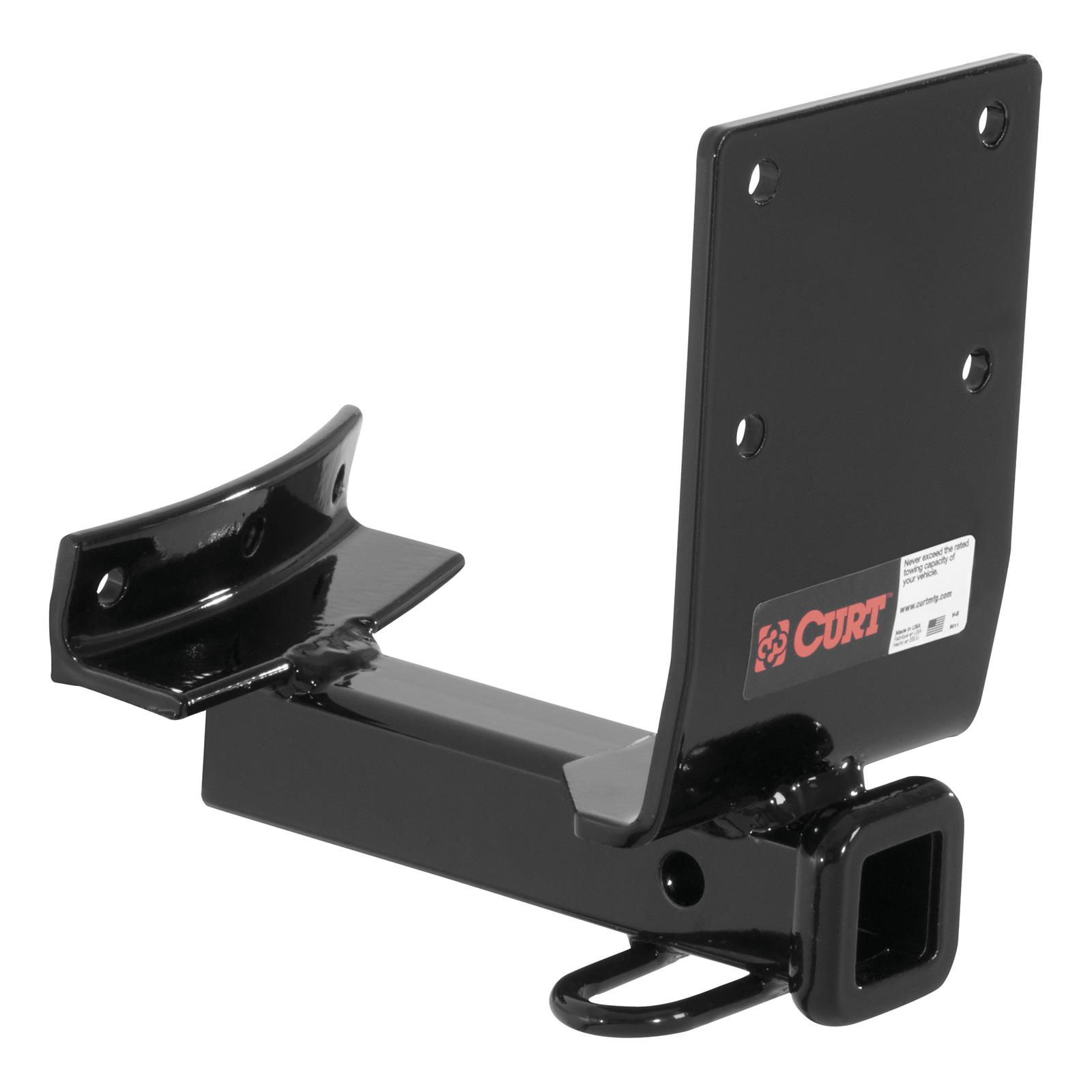 CURT Class 1 Receiver Hitch 11255 Trailer Hitch, I, 1-1/4 in. Receiver, Black, Ball Mount, for Nissan, Each thumbnail 2