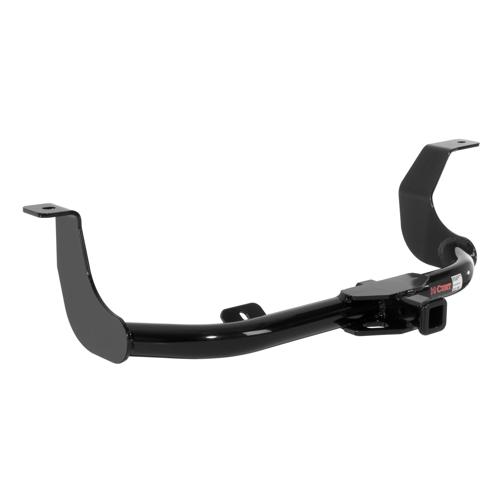 CURT Class 1 Receiver Hitch 11256 Trailer Hitch, I, 1/4 in. Receiver, Black Powdercoated, for Nissan, Each