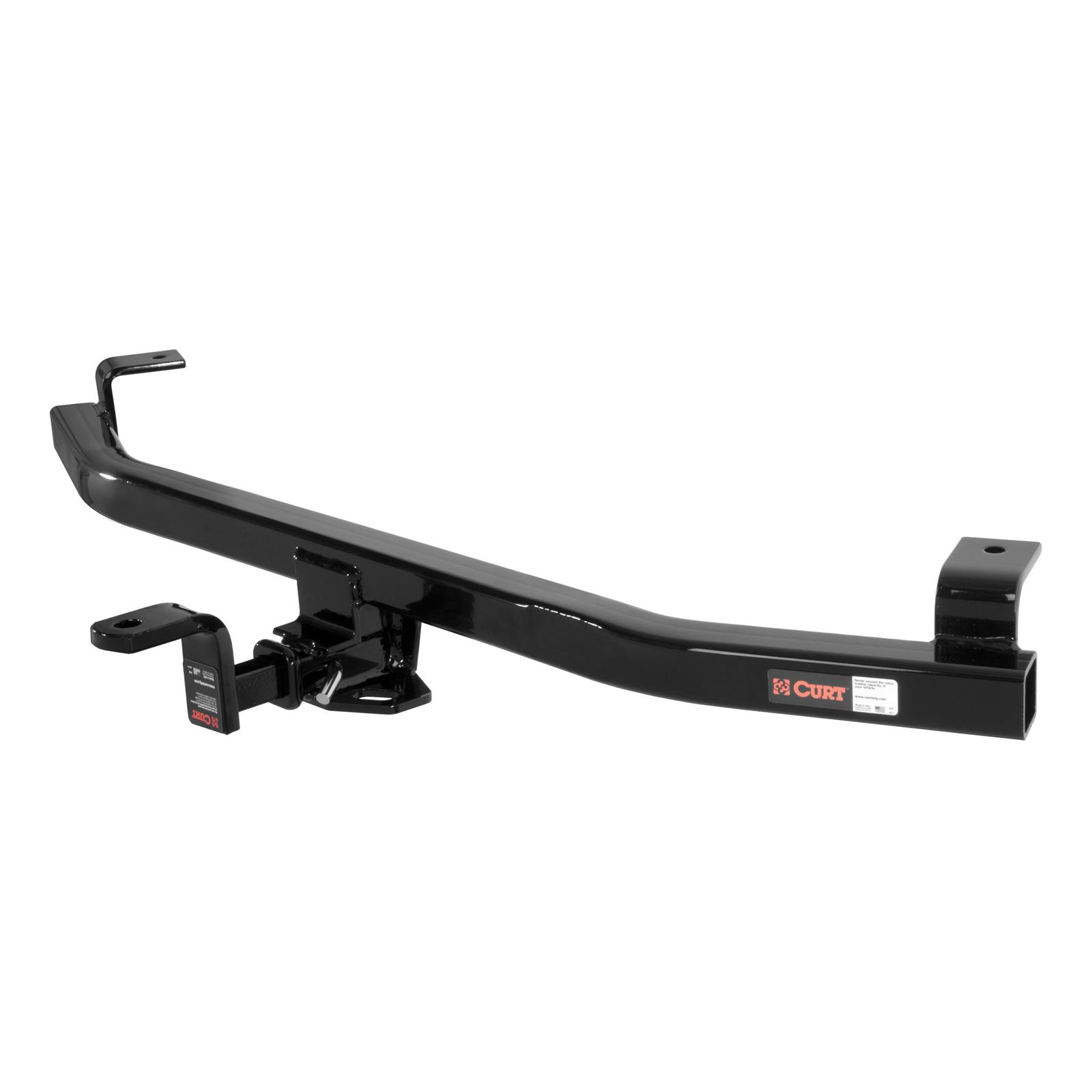 CURT Class 1 Receiver Hitch 112623 Trailer Hitch, I, 1/4 in. Receiver, Black Powdercoated, for Kia, Each