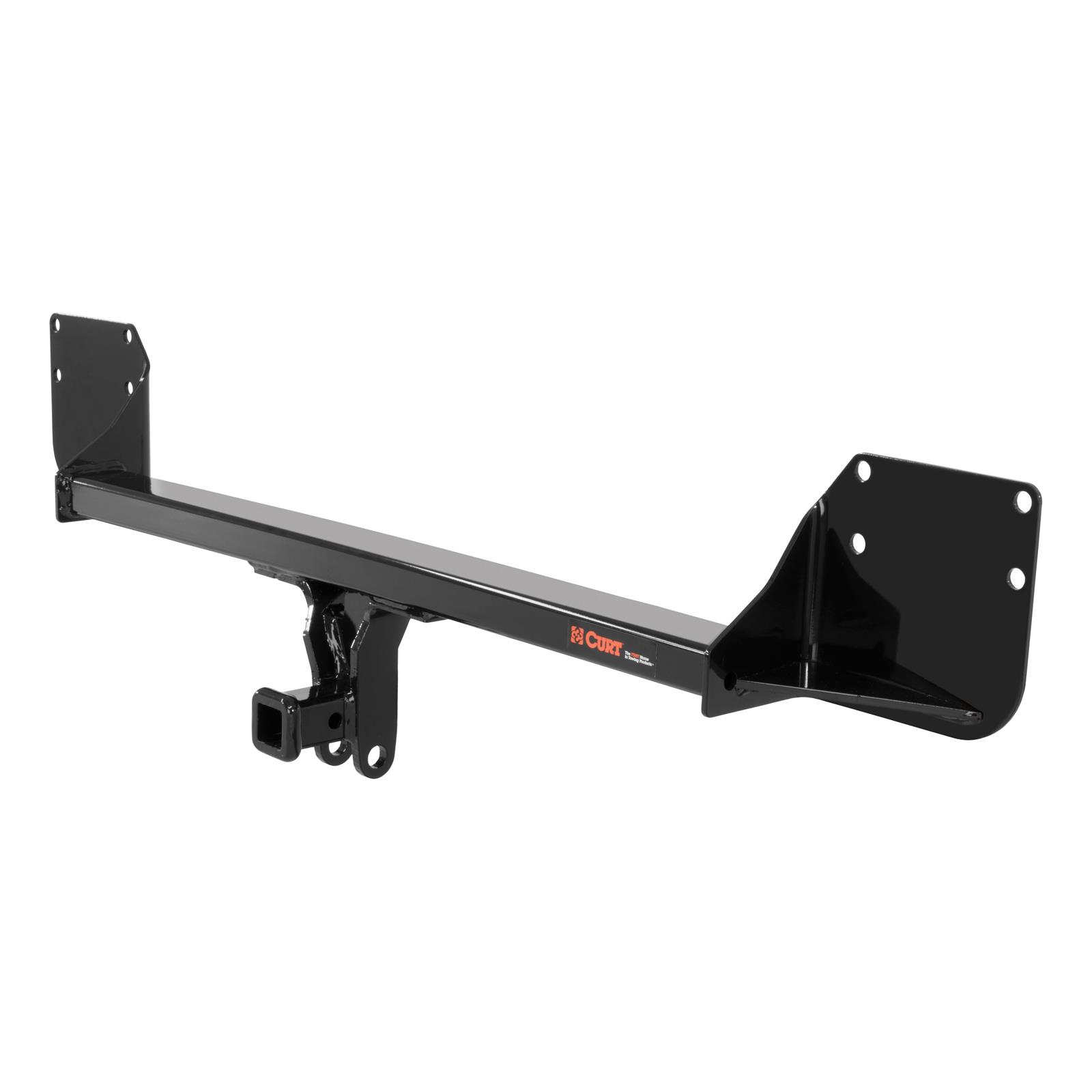 CURT Class 1 Receiver Hitch 11272 Hitch, I, 1/4 in. Receiver, Square Tube Welded, Black Powdercoated, Mini, Cooper, Each