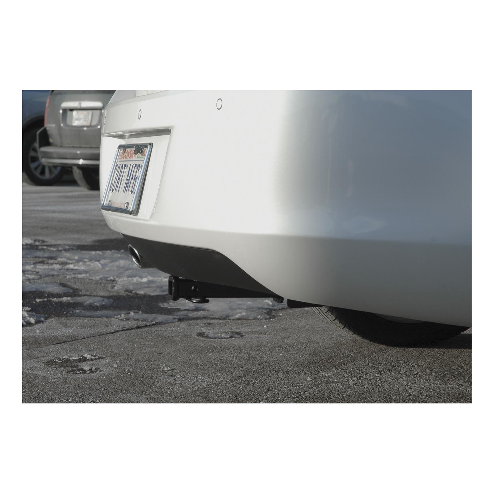 CURT Class 1 Receiver Hitch 112823 Trailer Hitch, I, 1/4 in. Receiver, Black Powdercoated, Buick, Chevy, Each