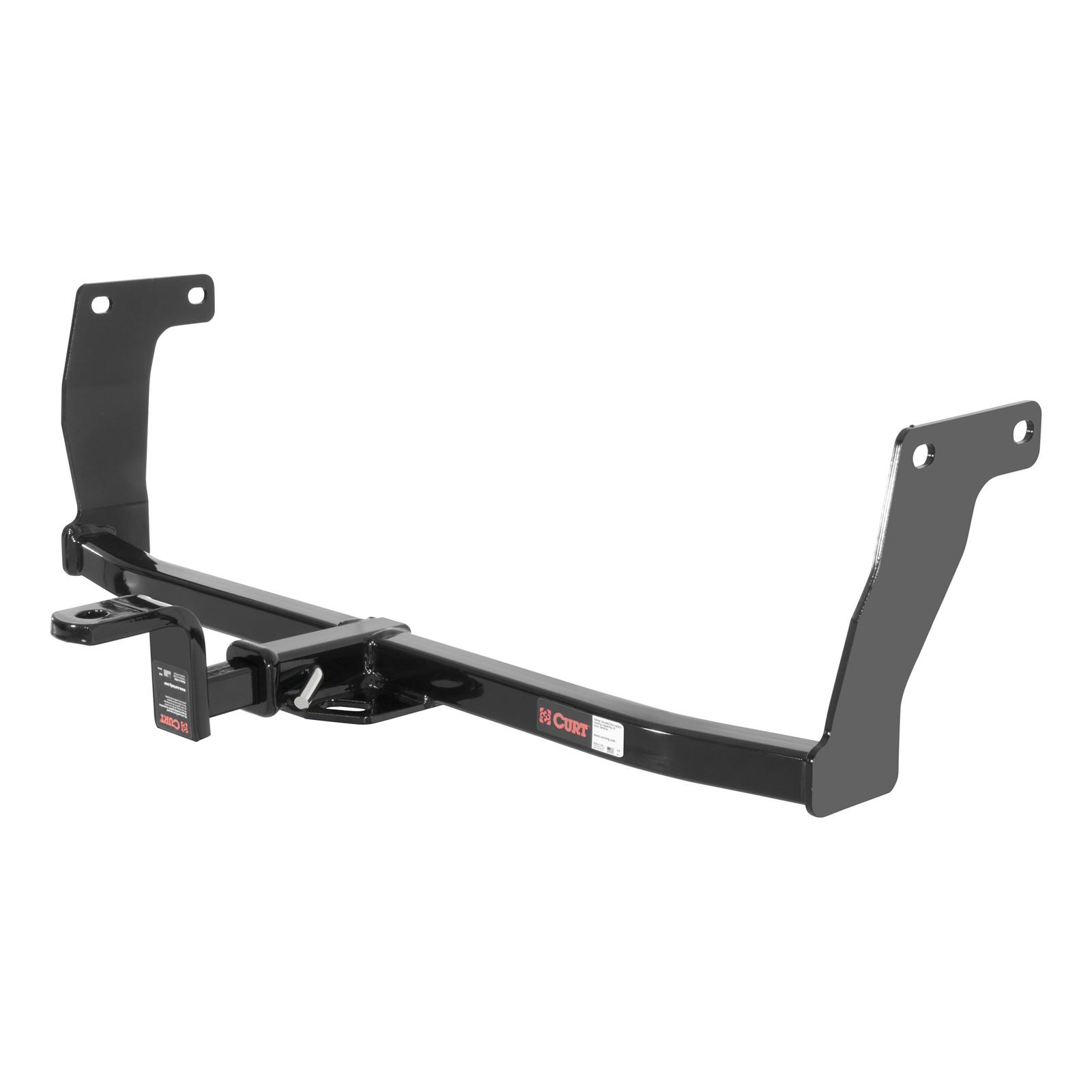 CURT Class 1 Receiver Hitch 113253 Trailer Hitch, I, 1/4 in. Receiver, Black Powdercoated, for Hyundai, Each thumbnail 2