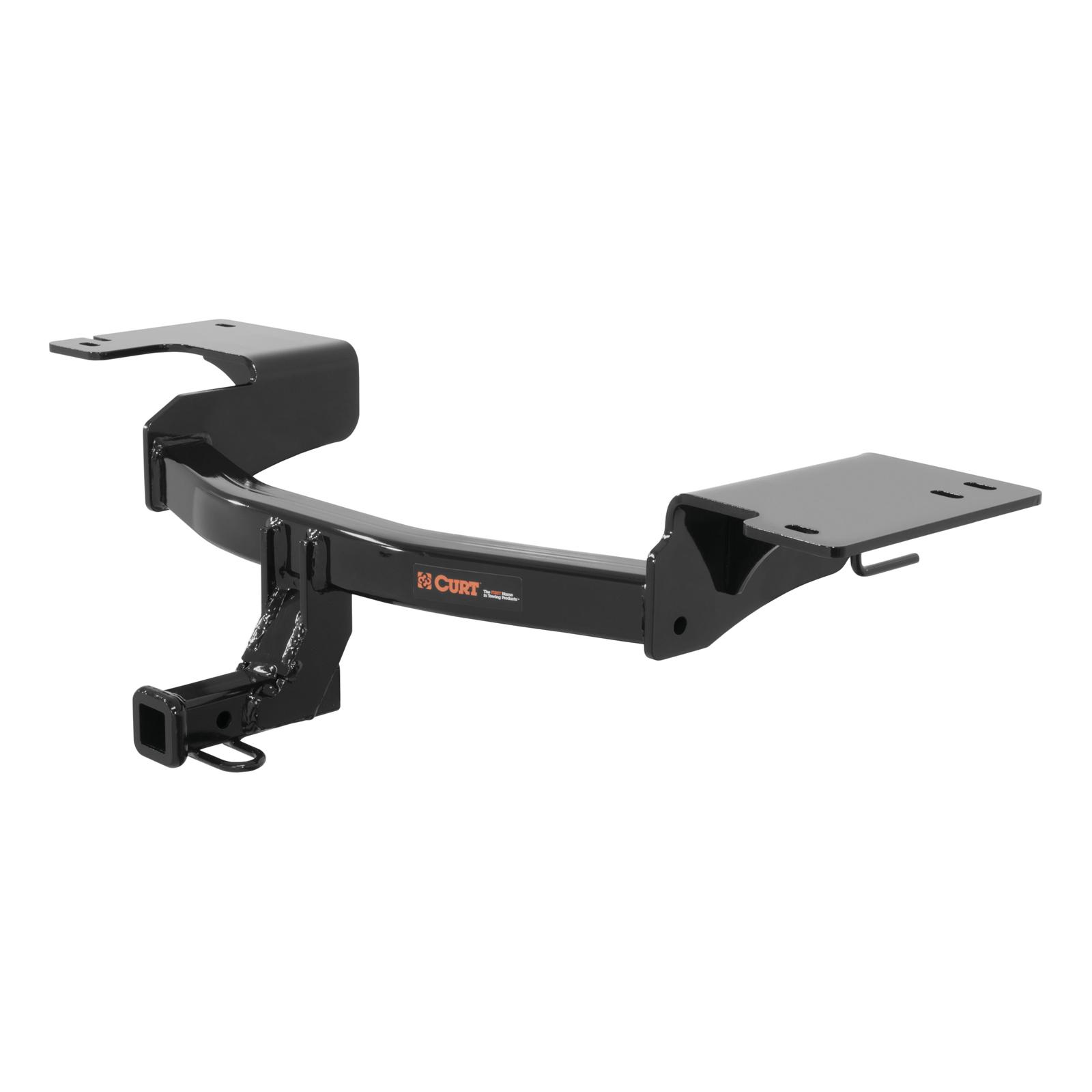 CURT Class 1 Receiver Hitch 11347 Trailer Hitch, I, 1-1/4 in. Receiver, Black Powdercoated, Fiat, Each