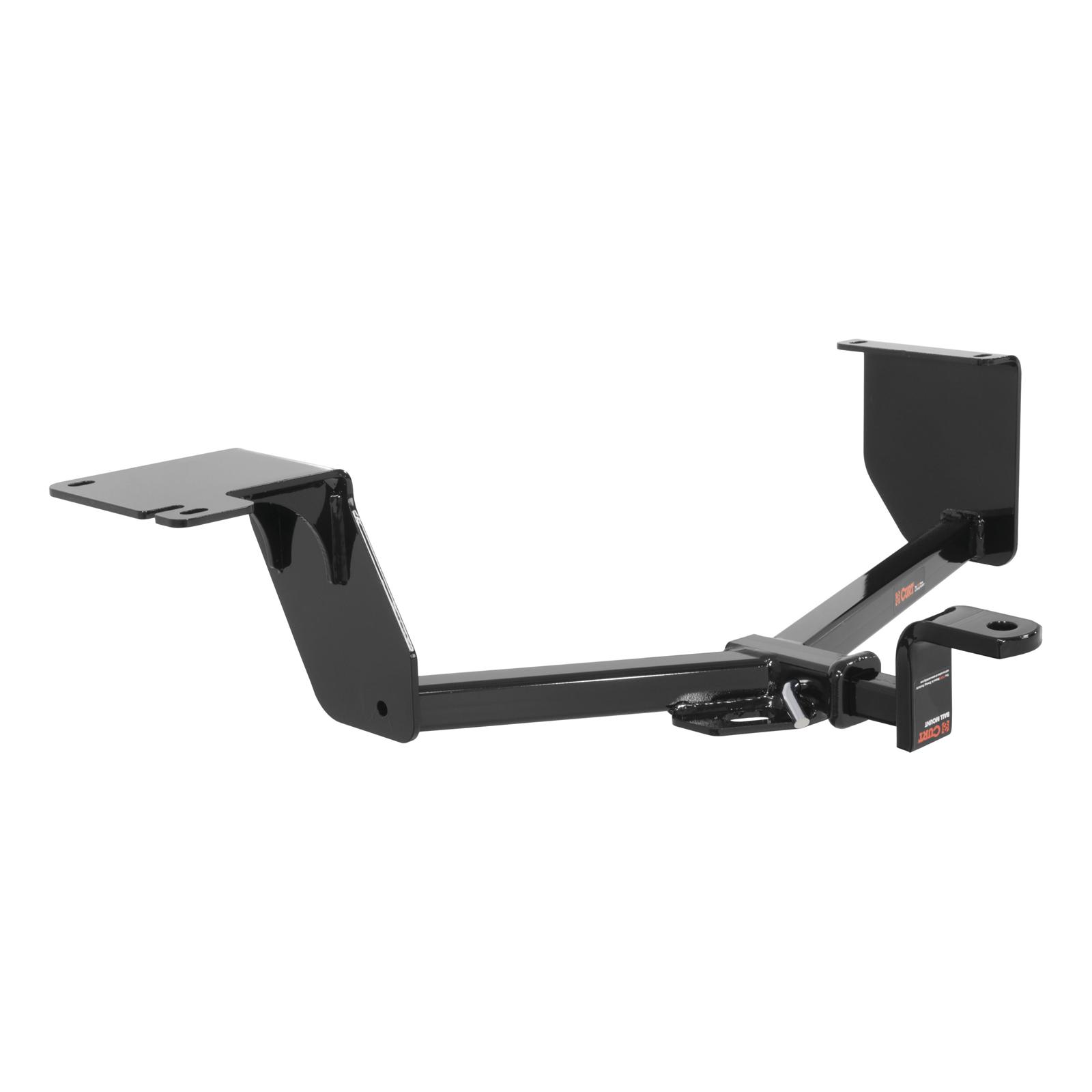 CURT Class 1 Receiver Hitch 113633 Trailer Hitch, I, 1-1/4 in. Receiver, Black Powdercoated, Fiat, Each