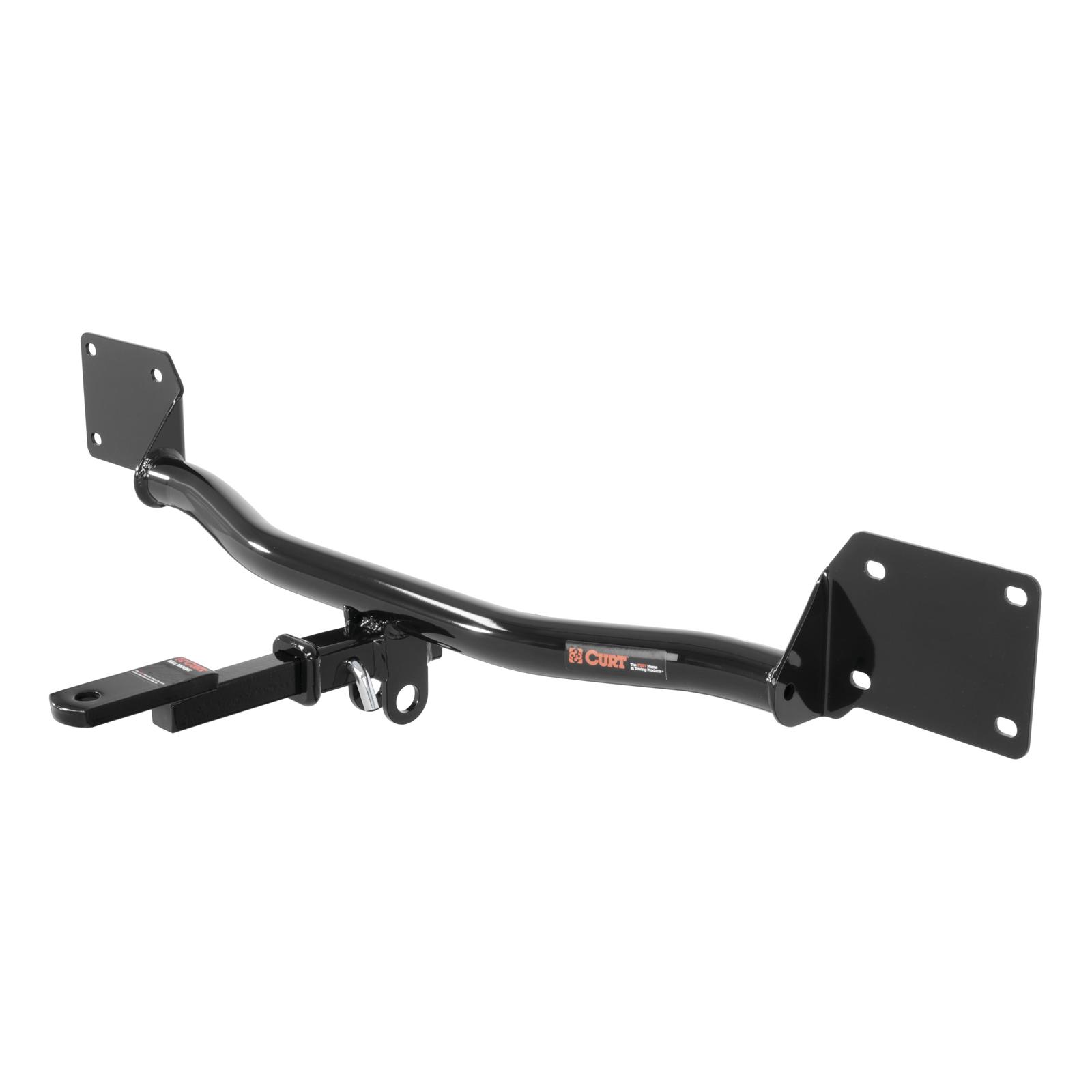 CURT Class 1 Receiver Hitch 113873 Trailer Hitch, I, 1-1/4 in. Receiver, Ball Mount, Black, Mini, Each