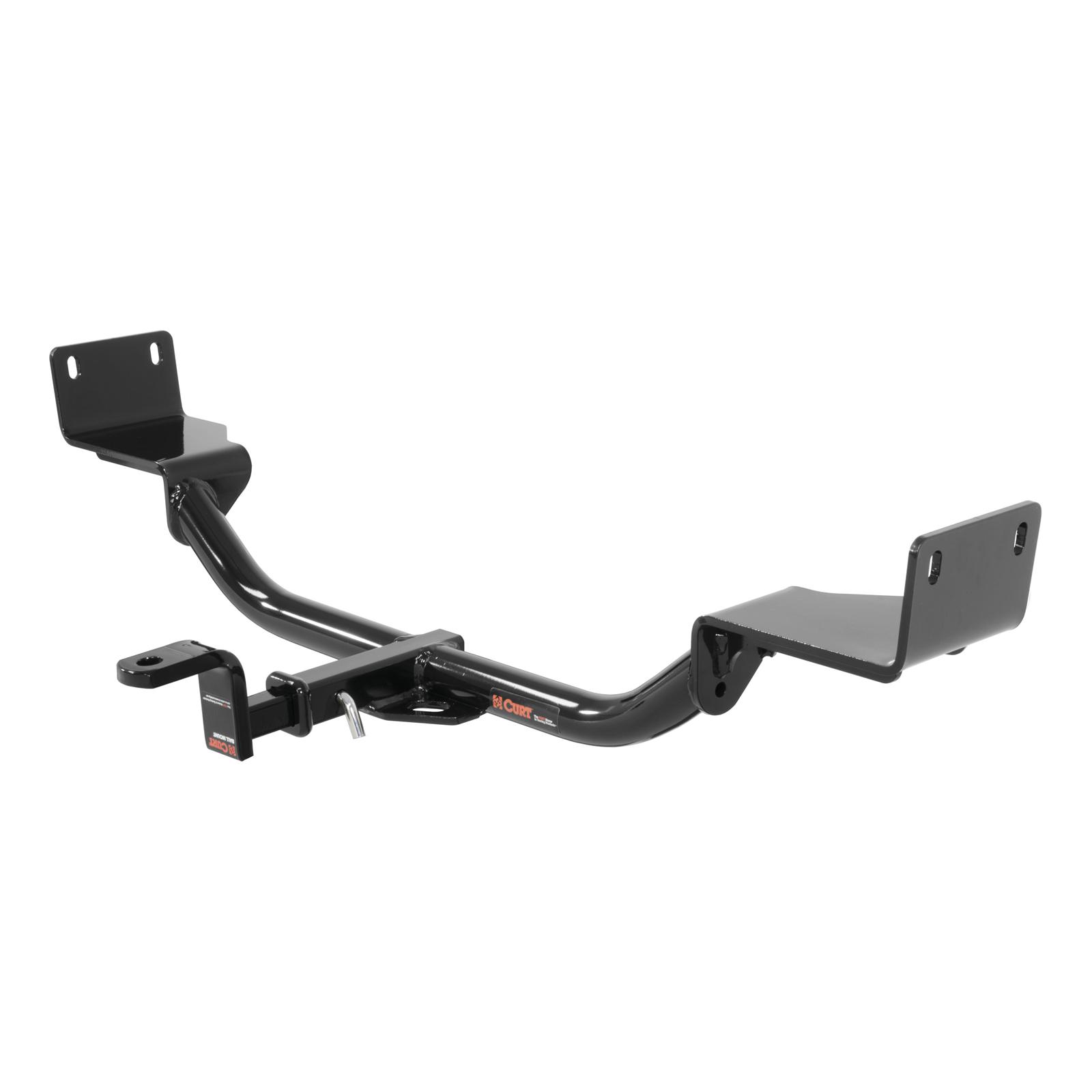 CURT Class 1 Receiver Hitch 113953 Trailer Hitch, I, 1/4 in. Receiver, Black Powdercoated, Kia, Each