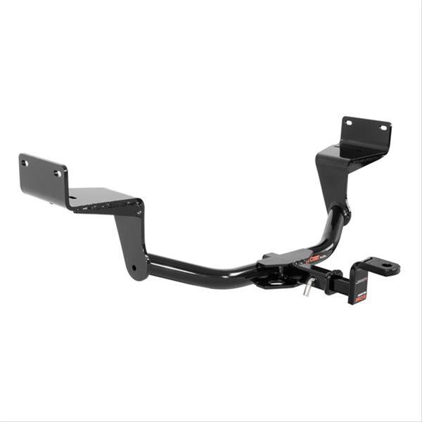 CURT Class 1 Receiver Hitch 114053 Trailer Hitch, I, 1/4 in. Receiver, Black Powdercoated, Ford, Each