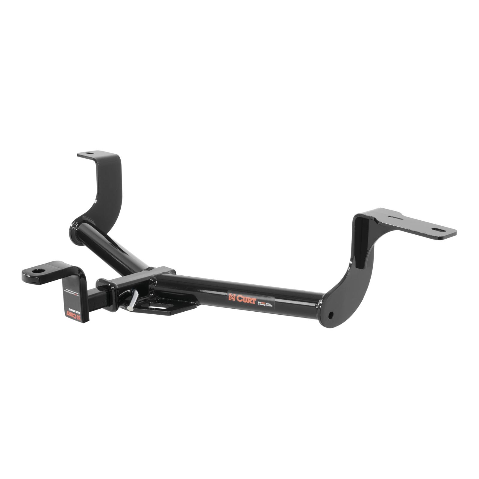 CURT Class 1 Receiver Hitch 114063 Trailer Hitch, I, 1/4 in. Receiver, Black Powdercoated, for use on Honda®, Each