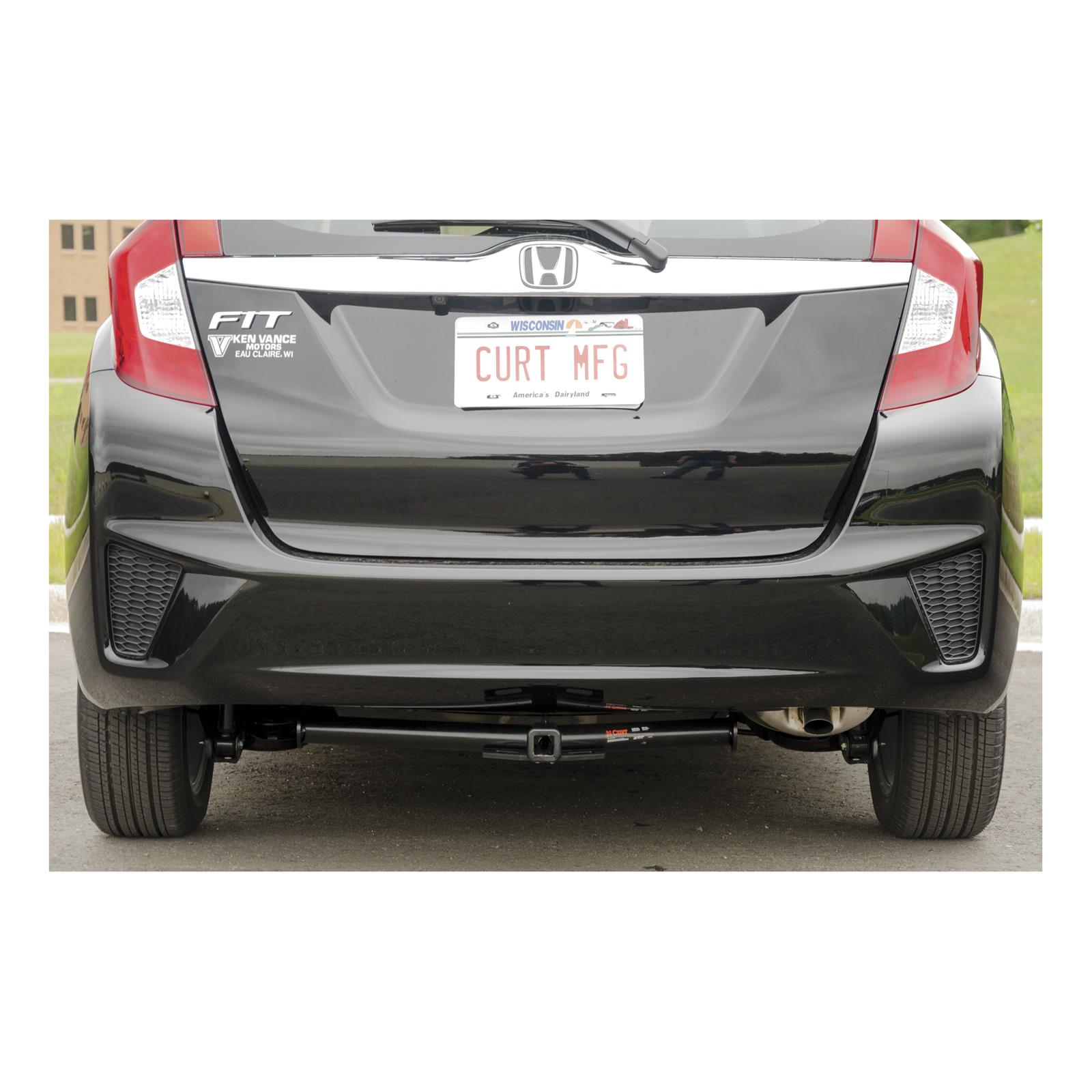 CURT Class 1 Receiver Hitch 11406 Trailer Hitch, I, 1/4 in. Receiver, Black Powdercoated, for use on Honda®, Each thumbnail 2