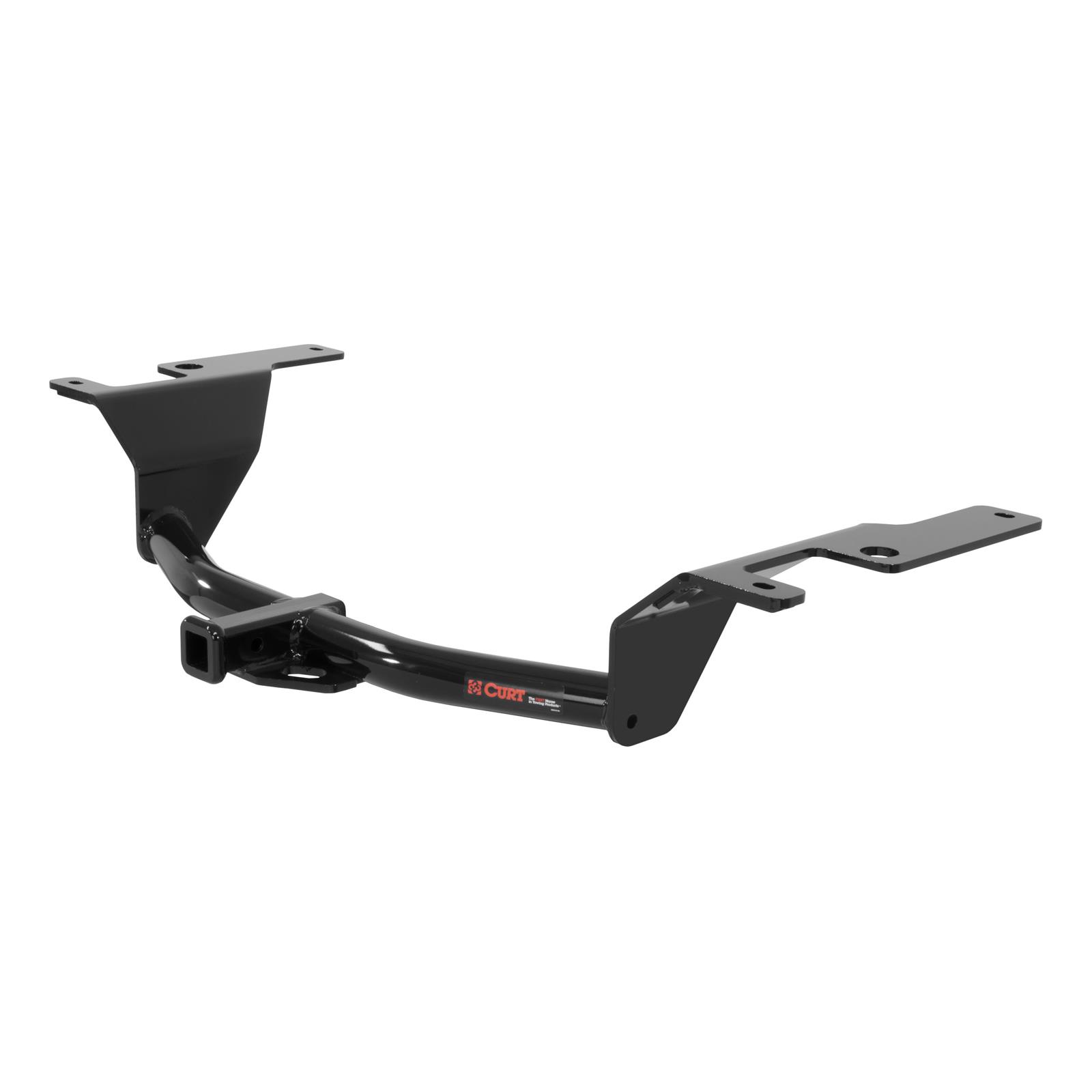 CURT Class 1 Receiver Hitch 11421 Hitch, I, 1/4 in. Receiver, Round Tube Welded, Black Powdercoated, Scion, IA, Toyota, Yaris IA, Each
