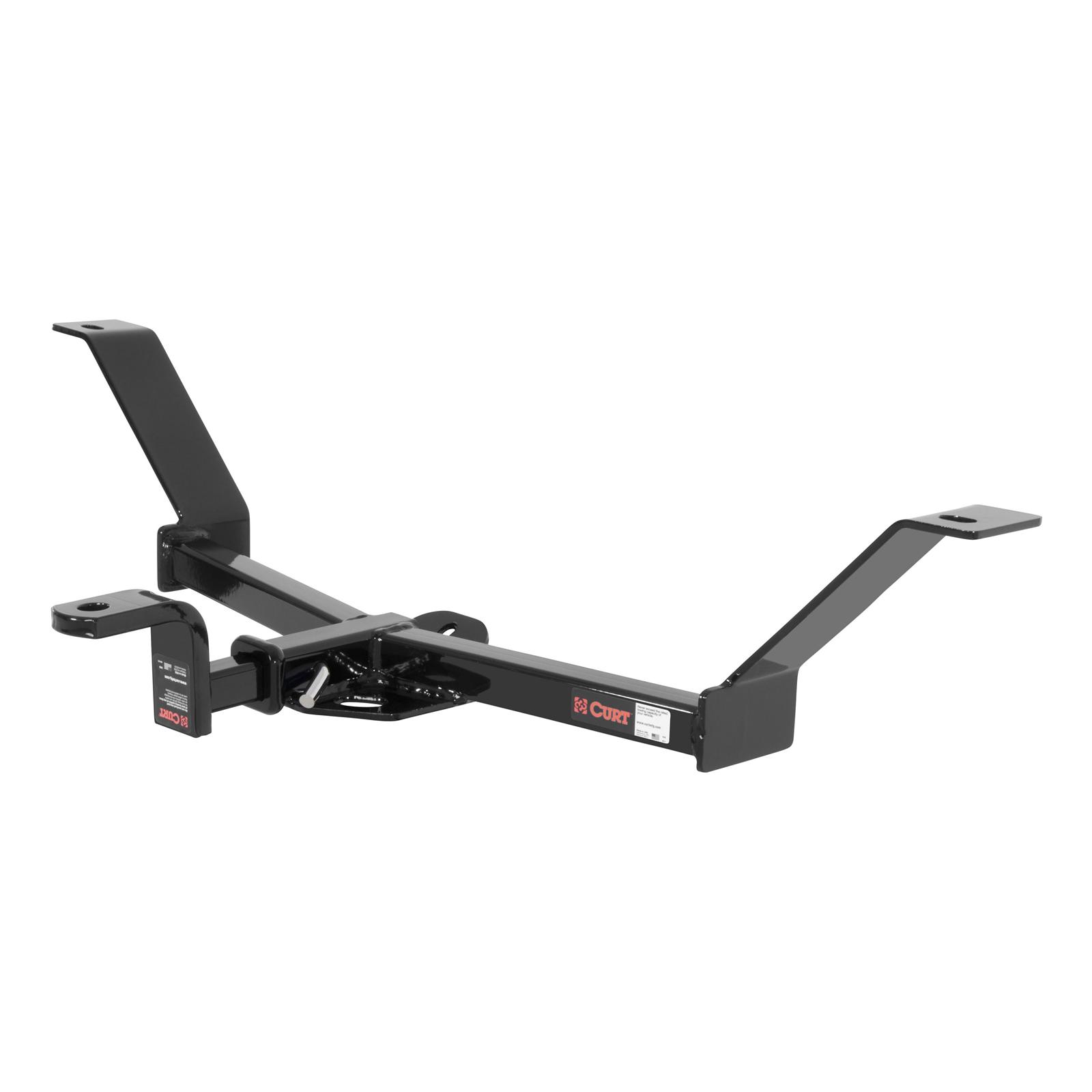 CURT Class 1 Receiver Hitch 114673 Trailer Hitch, I, 1/4 in. Receiver, Black Powdercoated, for Hyundai, Each thumbnail 2