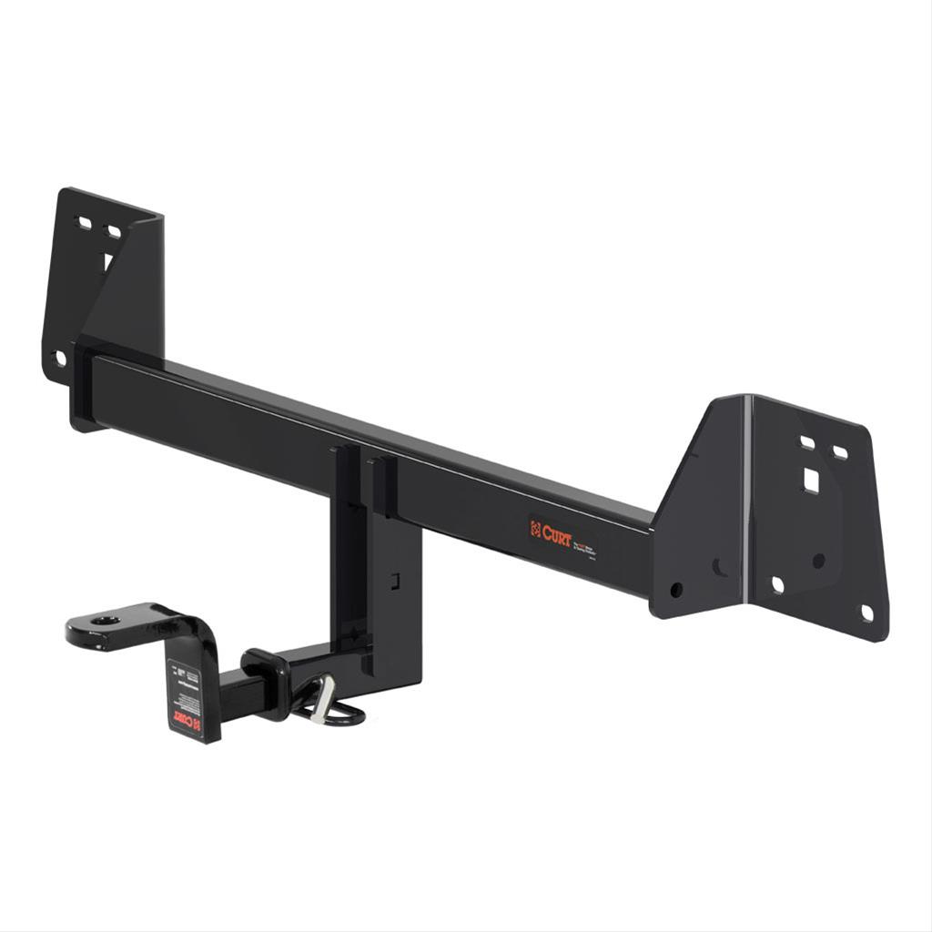 CURT Class 1 Receiver Hitch 114903 Hitch, I, 1/4 in. Receiver, Square Tube Welded, Black Powdercoated, with Old-Style Ball Mount, Toyota, C-HR, Each