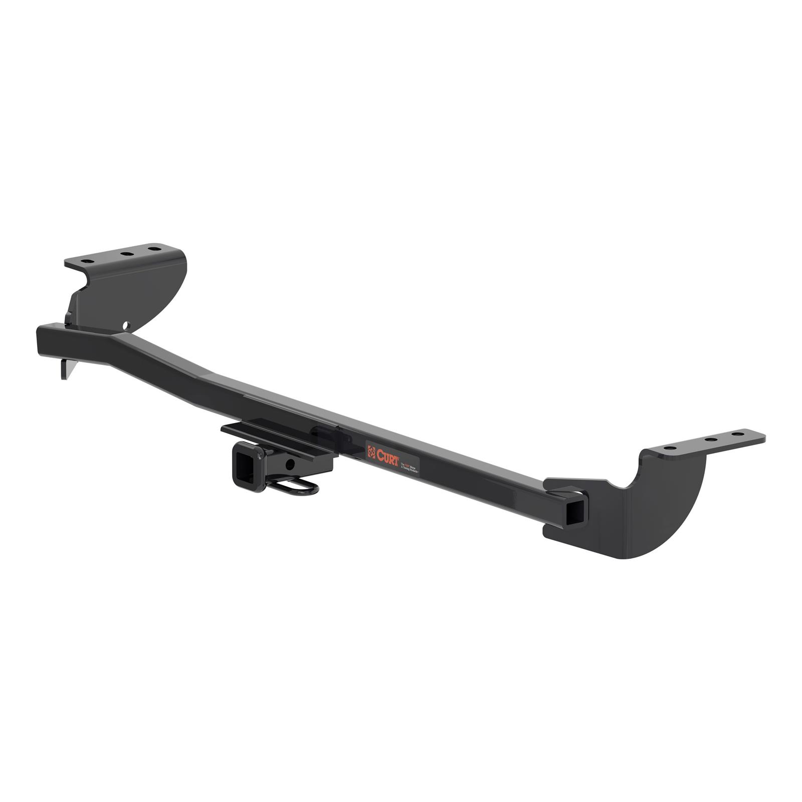CURT Class 1 Receiver Hitch 11497 Hitch, Rear, 1, 1/4 in. Square, 200 lb. Max Tongue, 2,000 lb. Max Trailer, Square Tube Welded, Black Powdercoated, Saab, Subaru, Each