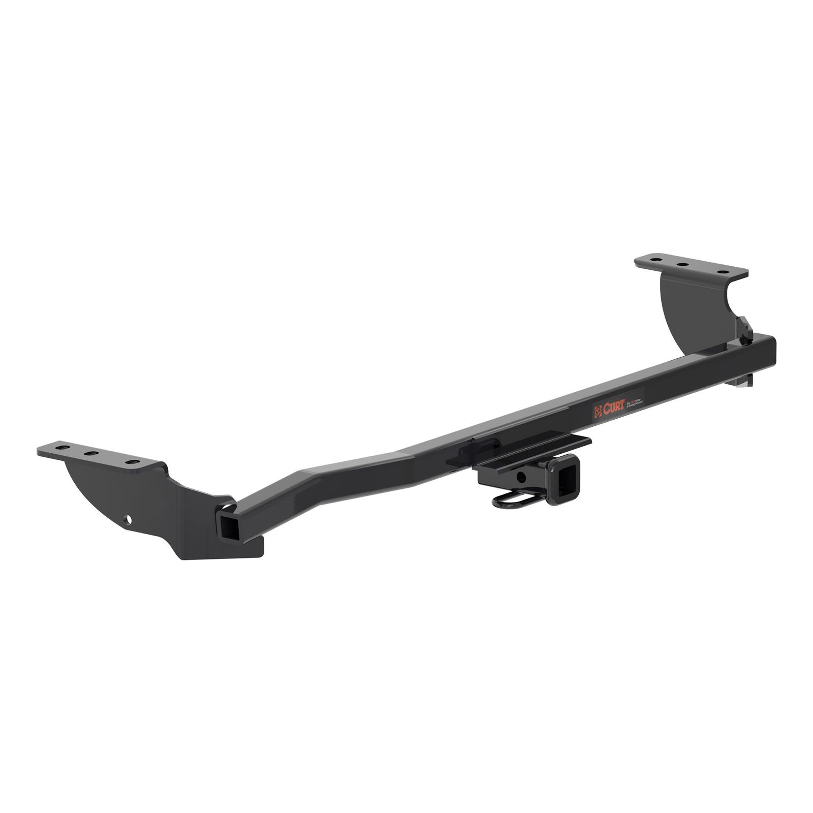 CURT Class 1 Receiver Hitch 11497 Hitch, Rear, 1, 1/4 in. Square, 200 lb. Max Tongue, 2,000 lb. Max Trailer, Square Tube Welded, Black Powdercoated, Saab, Subaru, Each thumbnail 2