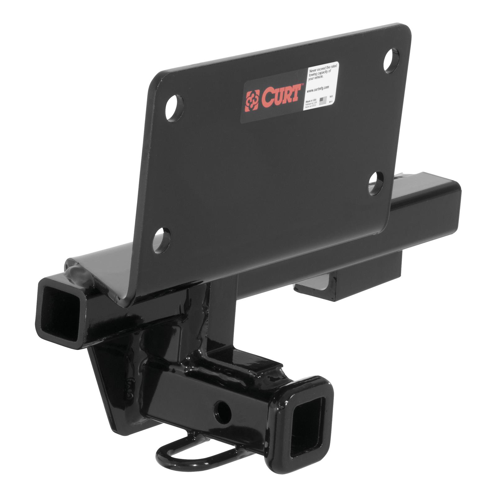 CURT Class 1 Receiver Hitch 11499 Trailer Hitch, I, 1-1/4 in. Receiver, Black, Square Tube, Ball Mount, Infiniti, Each