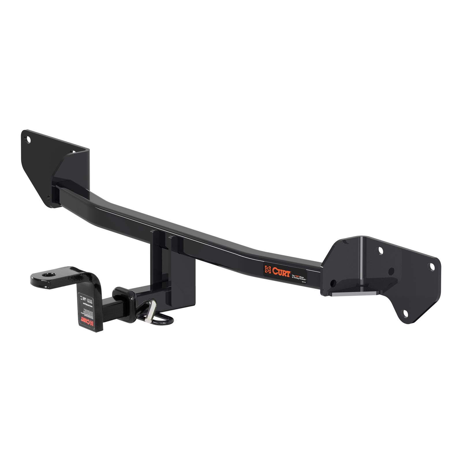 CURT Class 1 Receiver Hitch 115233 Hitch, I, 1-1/4 in. Receiver, Black, Square Tube, Toyota, Each