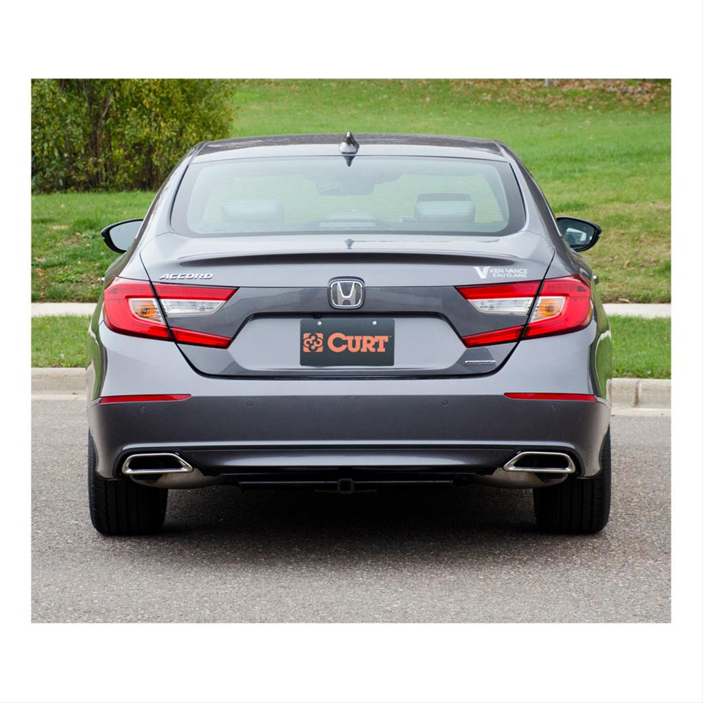 CURT Class 1 Receiver Hitch 11525 Hitch, I, 1-1/4 in. Receiver, Black, Round Tube, Honda, Each