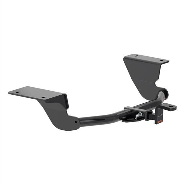 CURT Class 1 Receiver Hitch 115403 Hitch, Rear, 1, 1/4 in. Square, 200 lb. Max Tongue, 2,000 lb. Max Trailer, Round Tube Welded, Black Powdercoated, VW, Each thumbnail 2