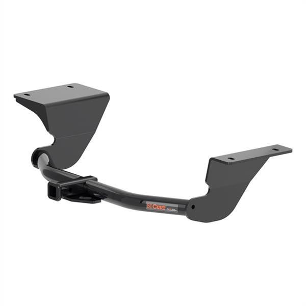 CURT Class 1 Receiver Hitch 11540 Hitch, Rear, 1, 1/4 in. Square, 200 lb. Max Tongue, 2,000 lb. Max Trailer, Round Tube Welded, Black Powdercoated, VW, Each thumbnail 2
