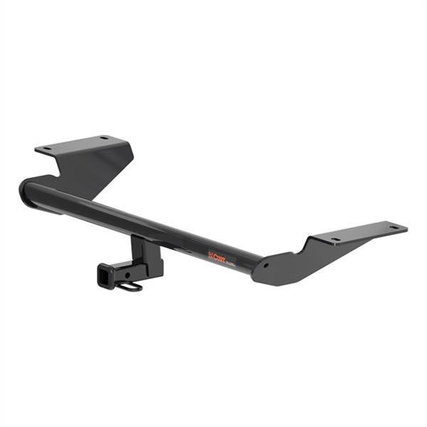 CURT Class 1 Receiver Hitch 11548 Hitch, Rear, 1, 1/4 in. Square, 200 lb. Max Tongue, 2,000 lb. Max Trailer, Round Tube Welded, Black Powdercoated, Each thumbnail 2