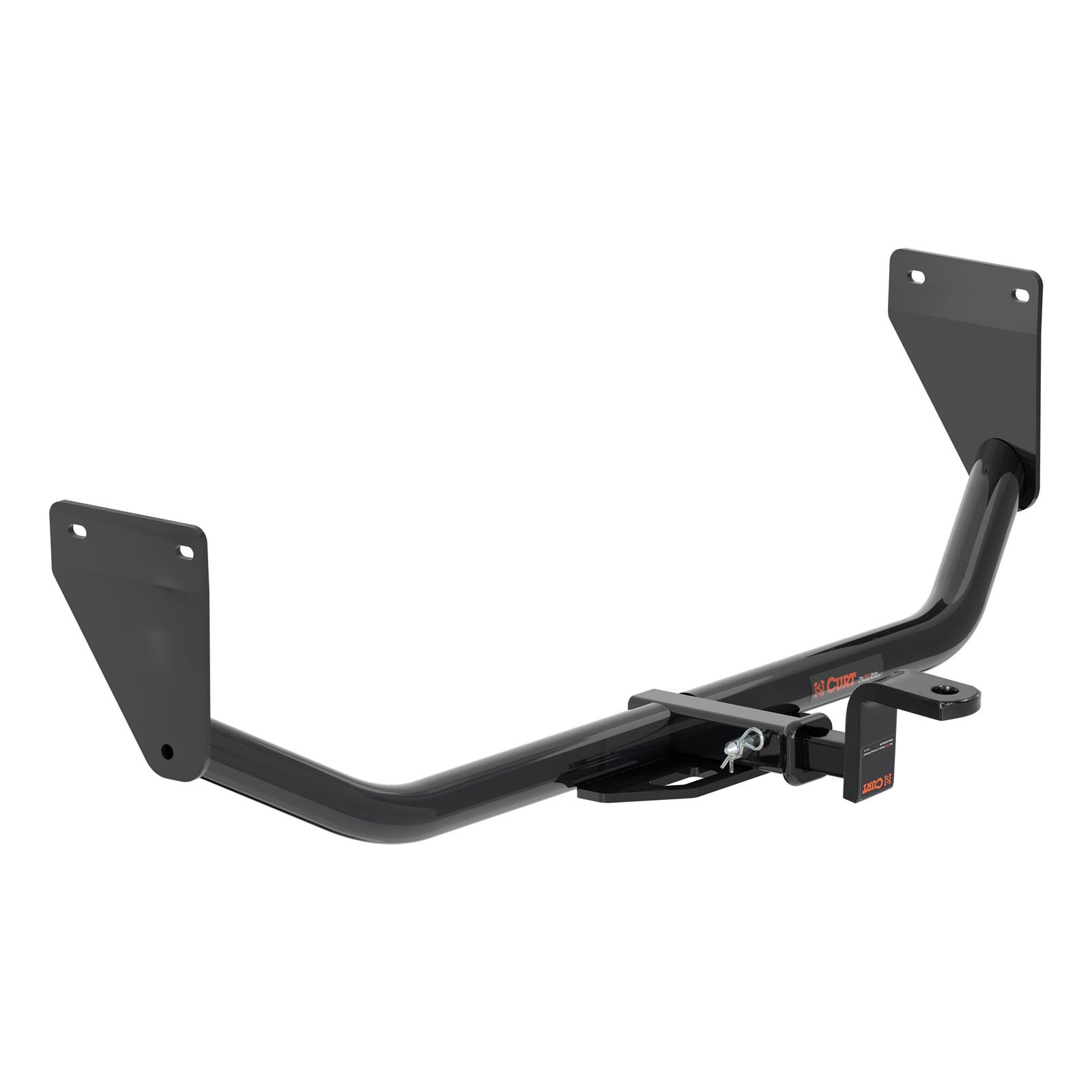 CURT Class 1 Receiver Hitch 115503 Hitch, I, 1-1/4 in. Receiver, Black, Round Tube, Hyundai, Each