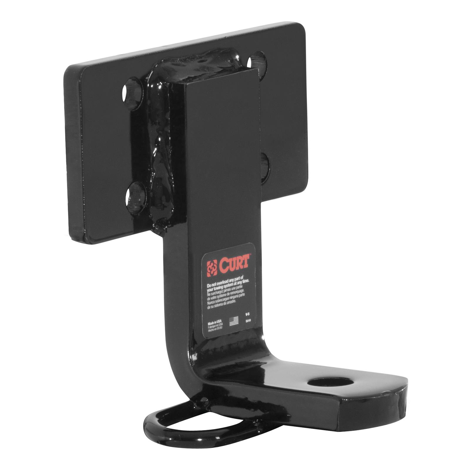 CURT Class 1 Receiver Hitch 11562 Trailer Hitch, I, Fixed Mount, Black, Daihatsu, Each thumbnail 2