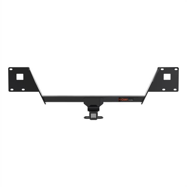 CURT Class 1 Receiver Hitch 11564 Hitch, Rear, 1, 1/4 in. Square, 200 lb. Max Tongue, 2,000 lb. Max Trailer, Square Tube Welded, Black Powdercoated, VW, Each thumbnail 3