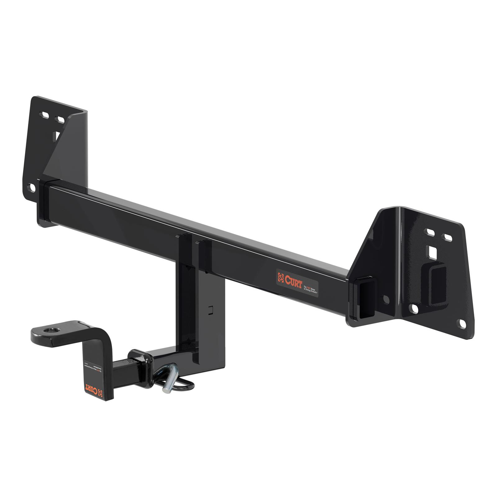 CURT Class 1 Receiver Hitch 115673 Hitches, I Trailer Hitch, 1/4 in. Receiver, Ball Mount Included, Square Tube Welded, Black Powdercoated, Toyota Corolla, C-HR, Kit thumbnail 7