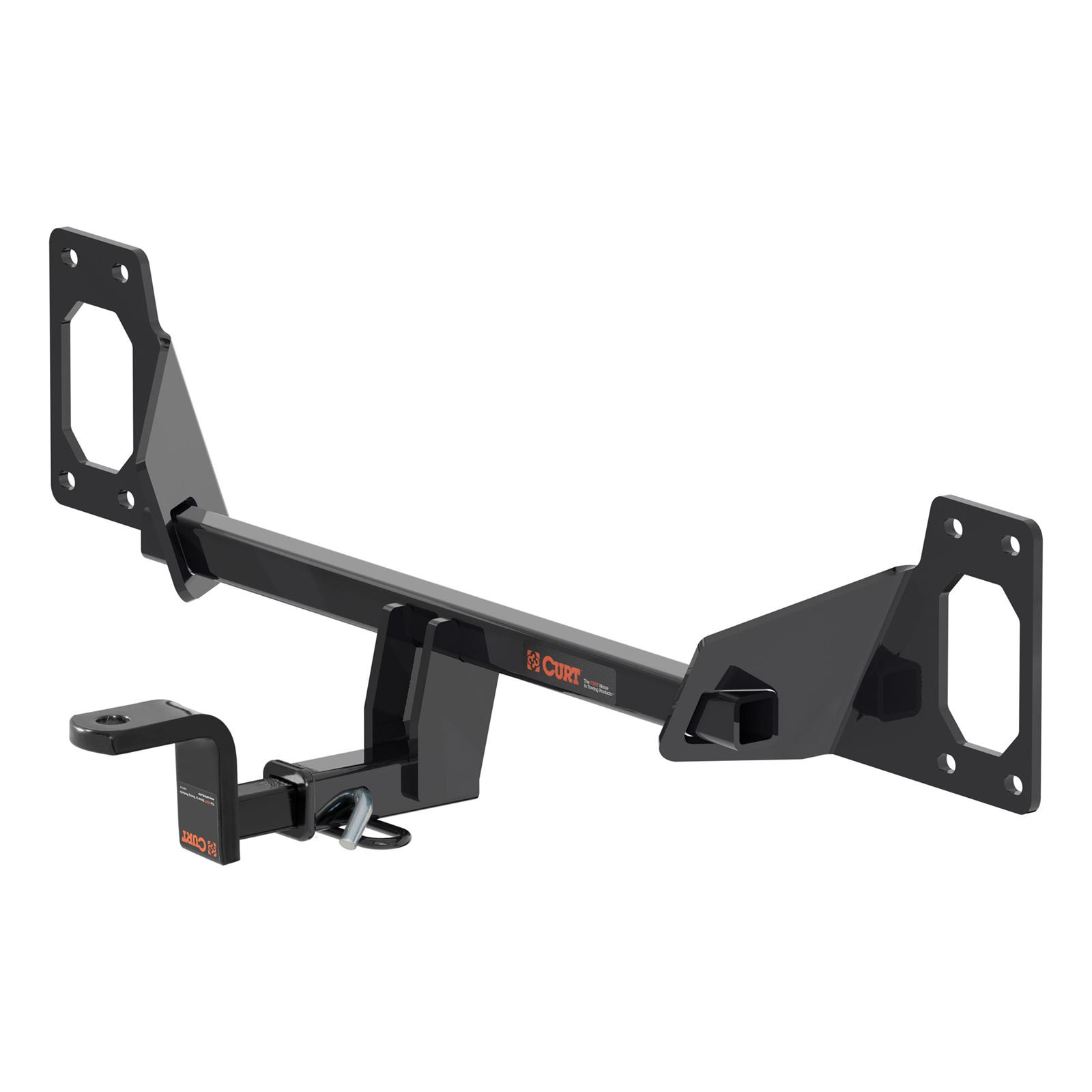 CURT Class 1 Receiver Hitch 115913 Hitch, 1, 1/4 in. Receiver, with Ball Mount, Black Powdercoated, for use on Honda®, Each thumbnail 8