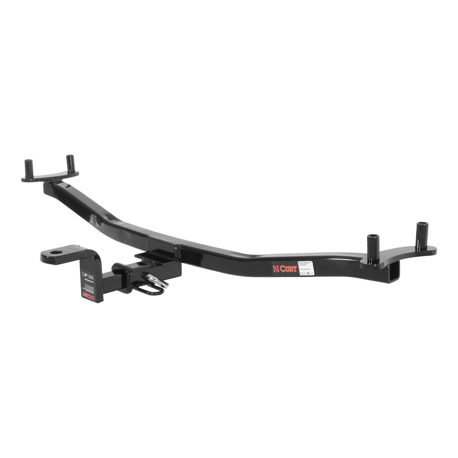 CURT Class 1 Receiver Hitch 117143 Trailer Hitch, I, 1/4 in. Receiver, Black Powdercoated, Volkswagen, Each thumbnail 2