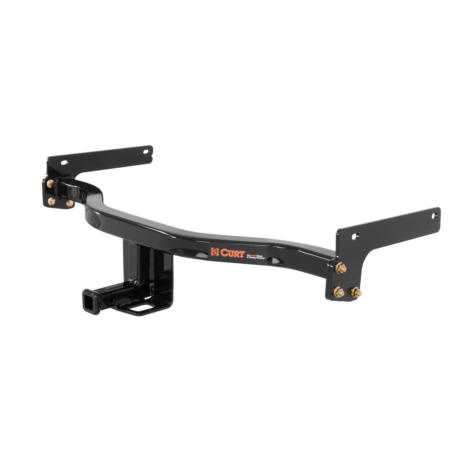 CURT Class 2 Receiver Hitch 12096 Trailer Hitch, II, 1 1/4 in. Receiver, Black Powdercoated, Lincoln, Each