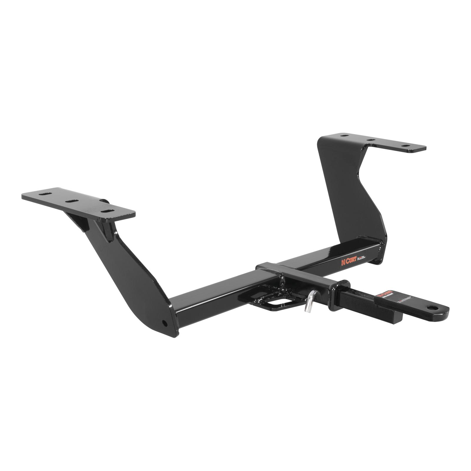 CURT Class 2 Receiver Hitch 121003 Hitch, II, 1 1/4 in. Receiver, Black Powdercoated, Subaru, Each