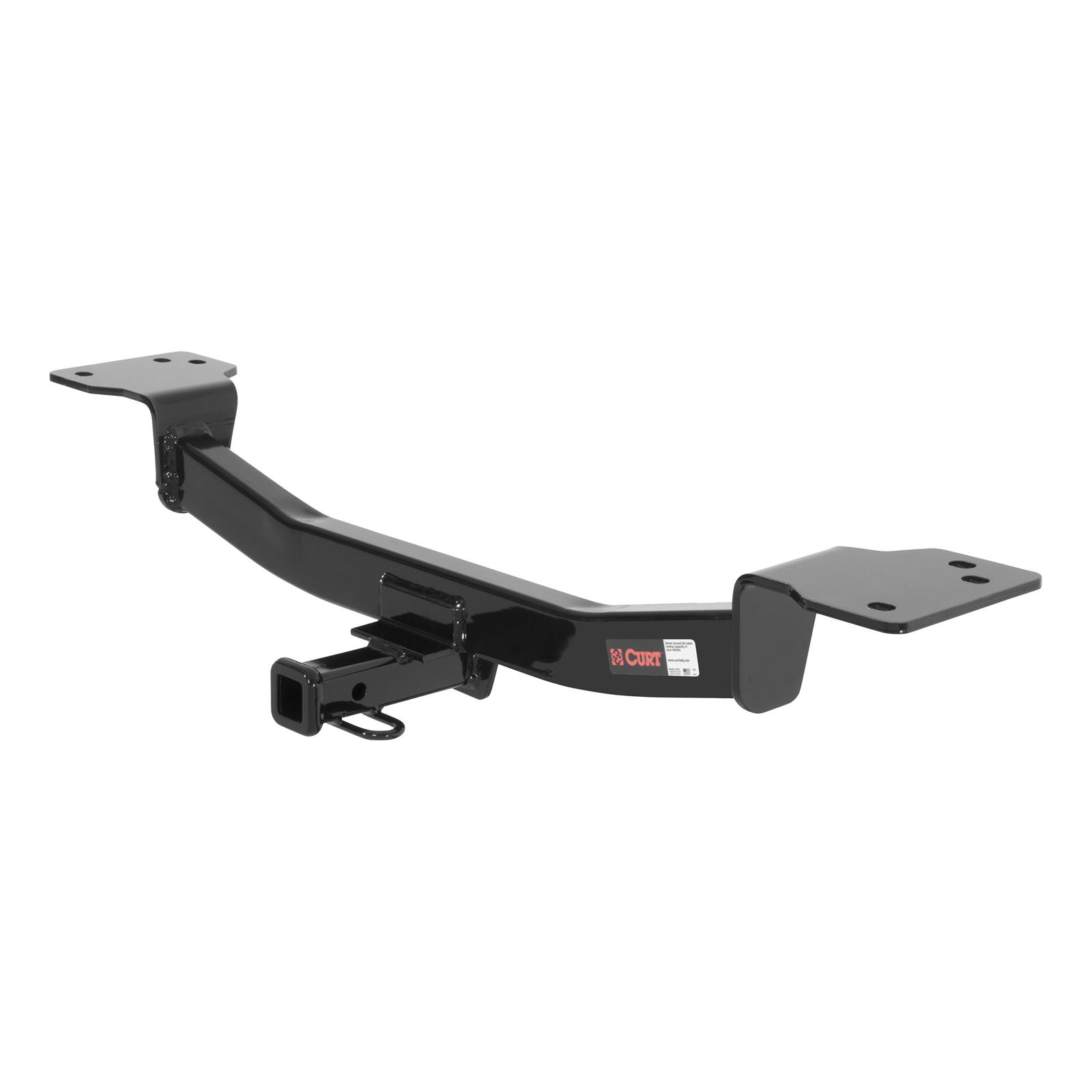 CURT Class 2 Receiver Hitch 12126 Trailer Hitch, II, 1-1/4 in. Receiver, Black, Square Tube, Ball Mount, Hyundai/for Kia, Each thumbnail 2